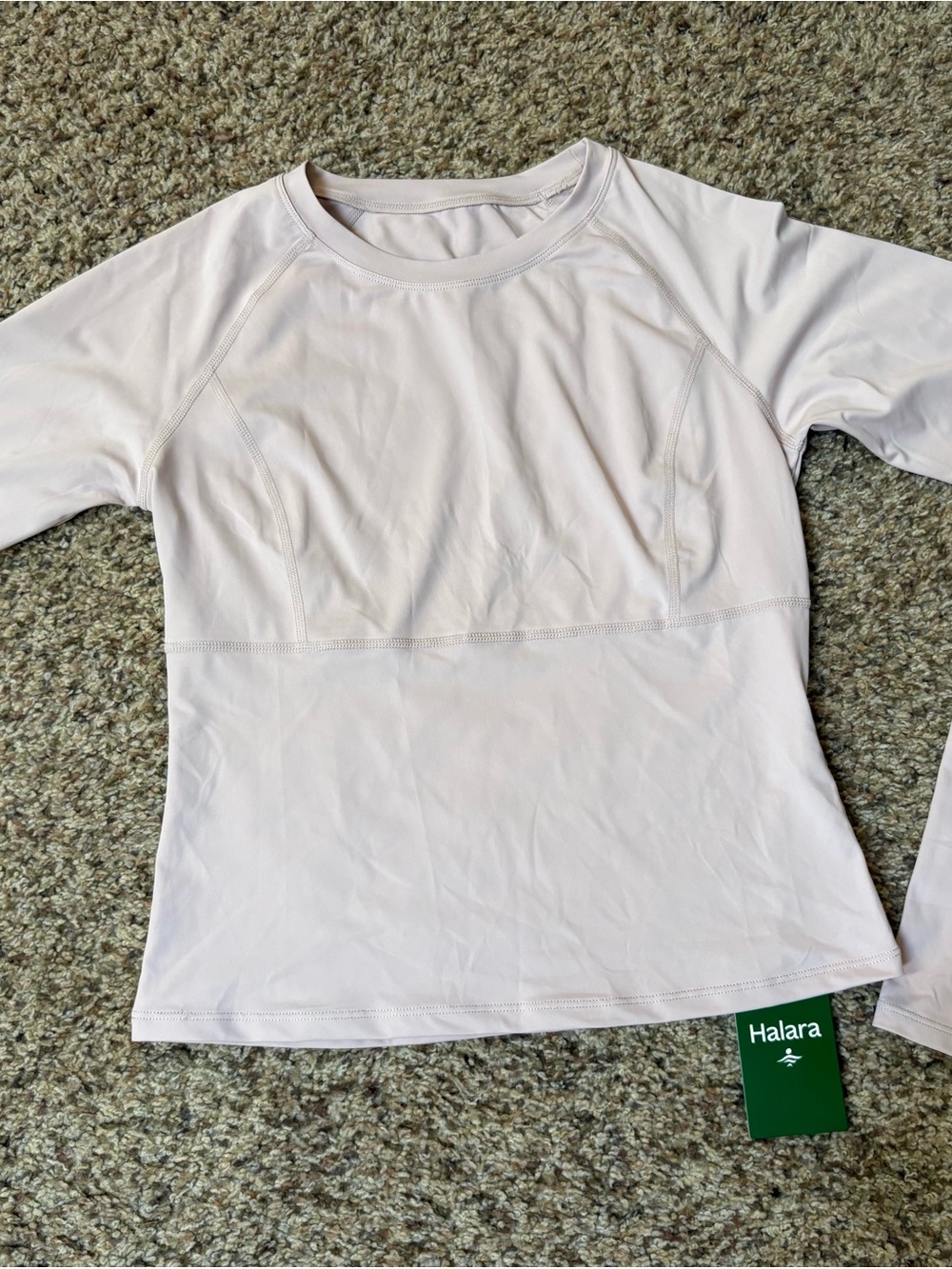 Halara Women’s Long Sleeve Active Top in Light Pink